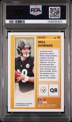 Graded 2025 Donruss The Rookies Autograph Will Howard #10 /299 Rookie RC Football Card PSA 10 Gem Mint (ONLINE ORDER ONLY)