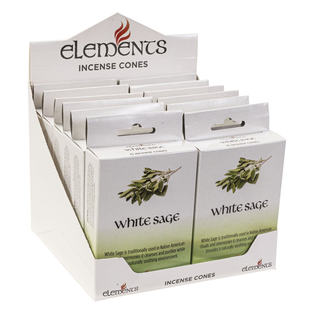 White Sage Incense Cones Pack of 15 (Online Order Only)