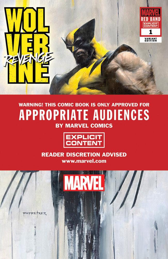 Wolverine: Revenge - Red Band #1 Unknown Comics Puppetter Lee Exclusive Var  [Polybagged] Explicit Content (08/21/2024) (ONLINE ORDER ONLY)