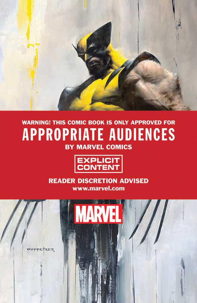 Wolverine: Revenge - Red Band #1 Unknown Comics Puppetter Lee Exclusive Virgin Var [Polybagged] Explicit Content (08/21/2024) (ONLINE ORDER ONLY)