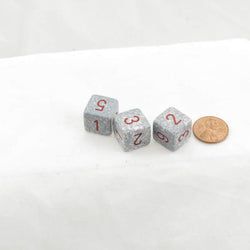 WKP00105E3 Air Elemental Dice with Red Numbers D6 16mm Pack of 3 (ONLINE ORDER ONLY)