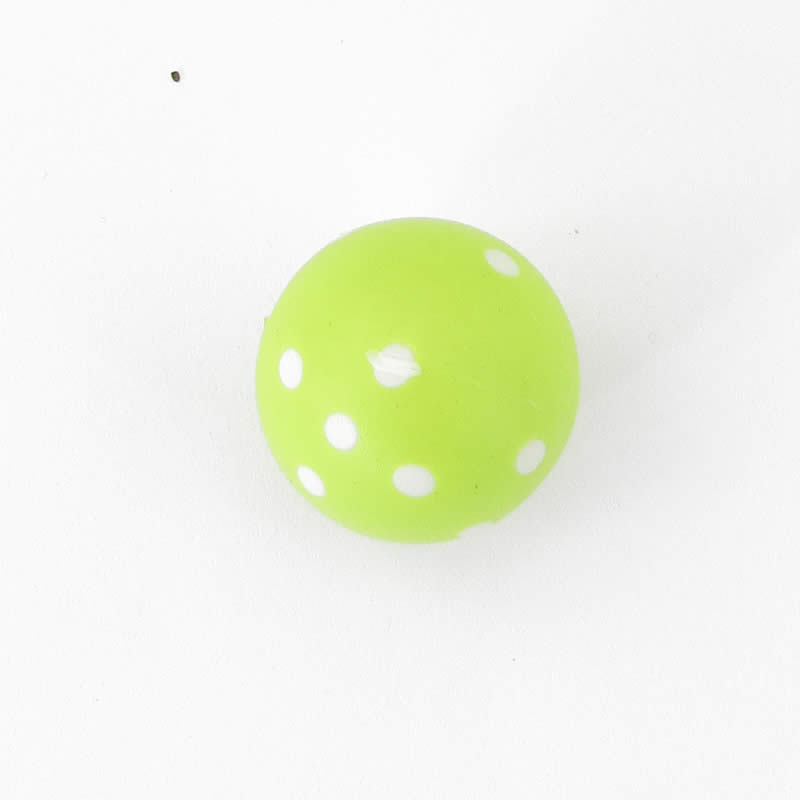 WKP01731E1 Light Green Round Die with White Pips D6 22mm 1 Single Die (ONLINE ORDER ONLY)