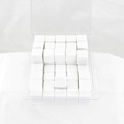 WKP01960E50 White Blank Opaque Dice Counting Cubes D6 16mm (5/8in) Bulk Pack of 50 (ONLINE ORDER ONLY)