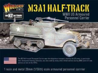 WLGWGBAI501 M3A1 Halftrack Bolt Action Miniature Game Worlord Games (ONLINE ORDER ONLY)