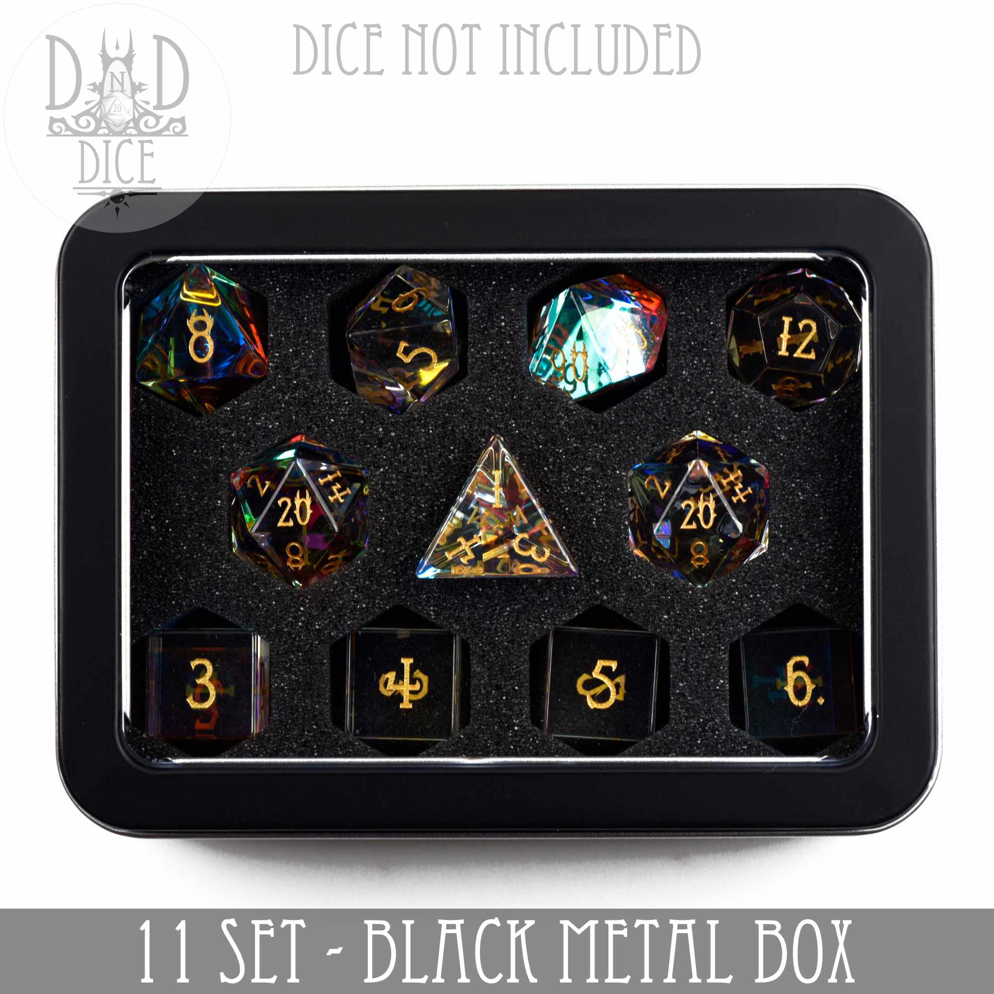 Metal Gift Box - 11 Dice Set (Online Order Only)