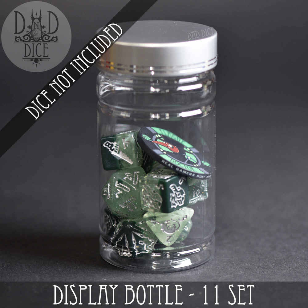 Display Bottle - 7 & 11 Dice Sets (Online Order Only)