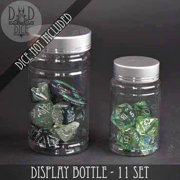 Display Bottle - 7 & 11 Dice Sets (Online Order Only)