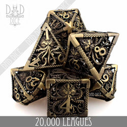 20,000 Leagues Metal Dice Set (Gift Box) (Online Order Only)