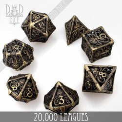 20,000 Leagues Metal Dice Set (Gift Box) (Online Order Only)