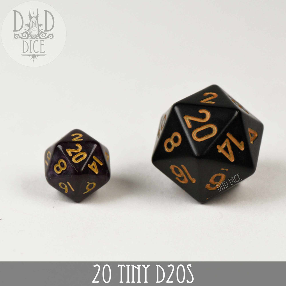 20 Tiny D20s (Online Order Only)