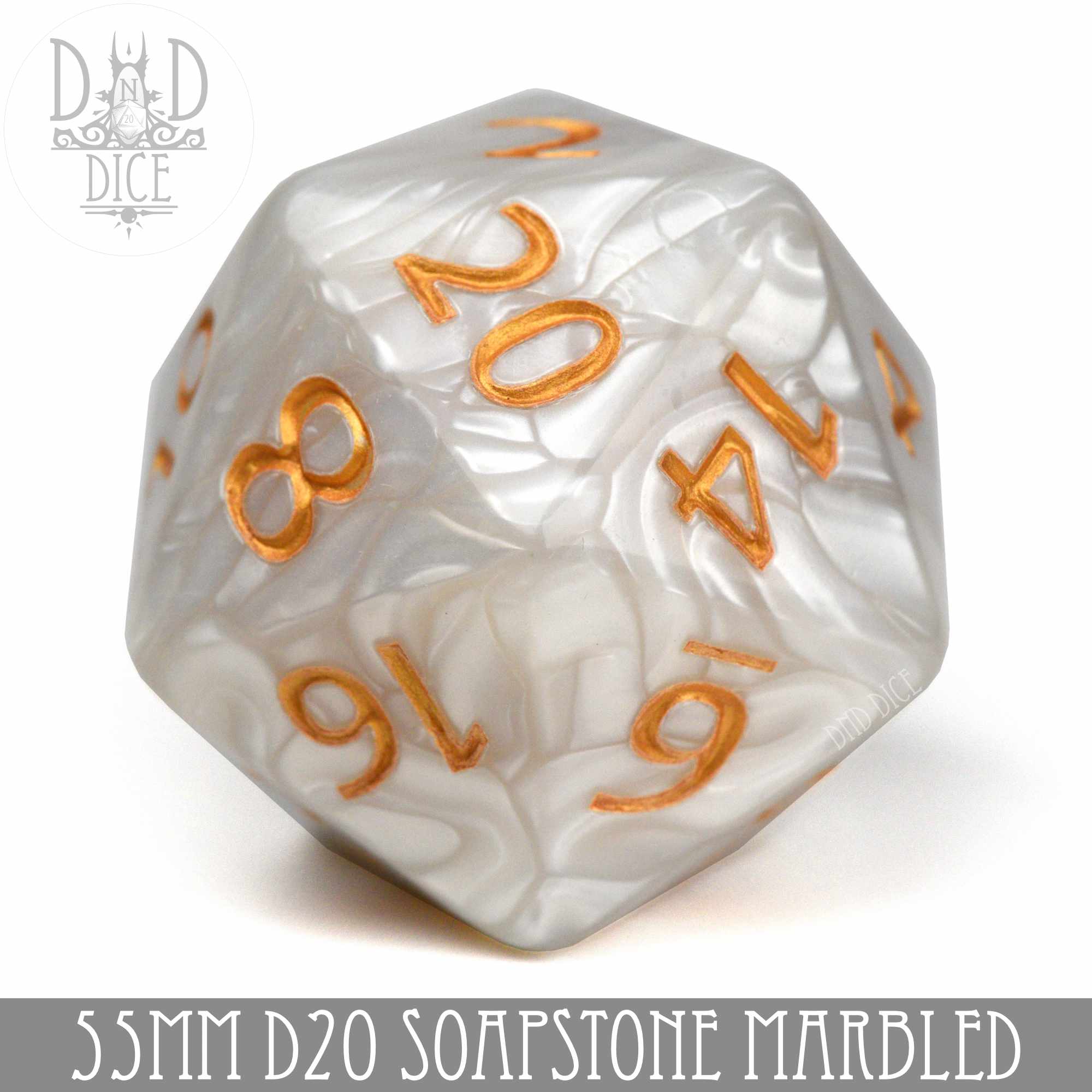 55mm D20 - Soapstone (Online Order Only)