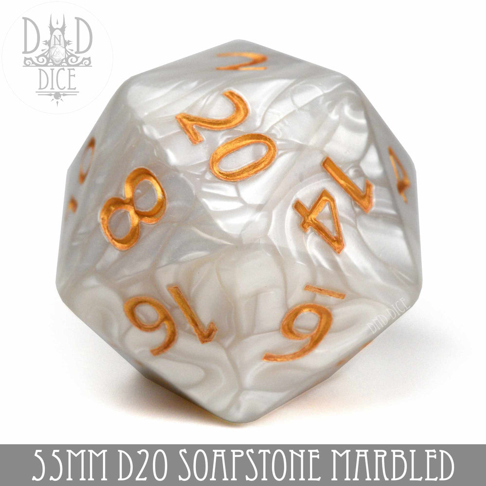 55mm D20 - Soapstone (Online Order Only)