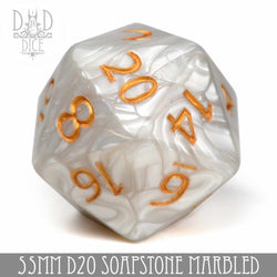55mm D20 - Soapstone (Online Order Only)