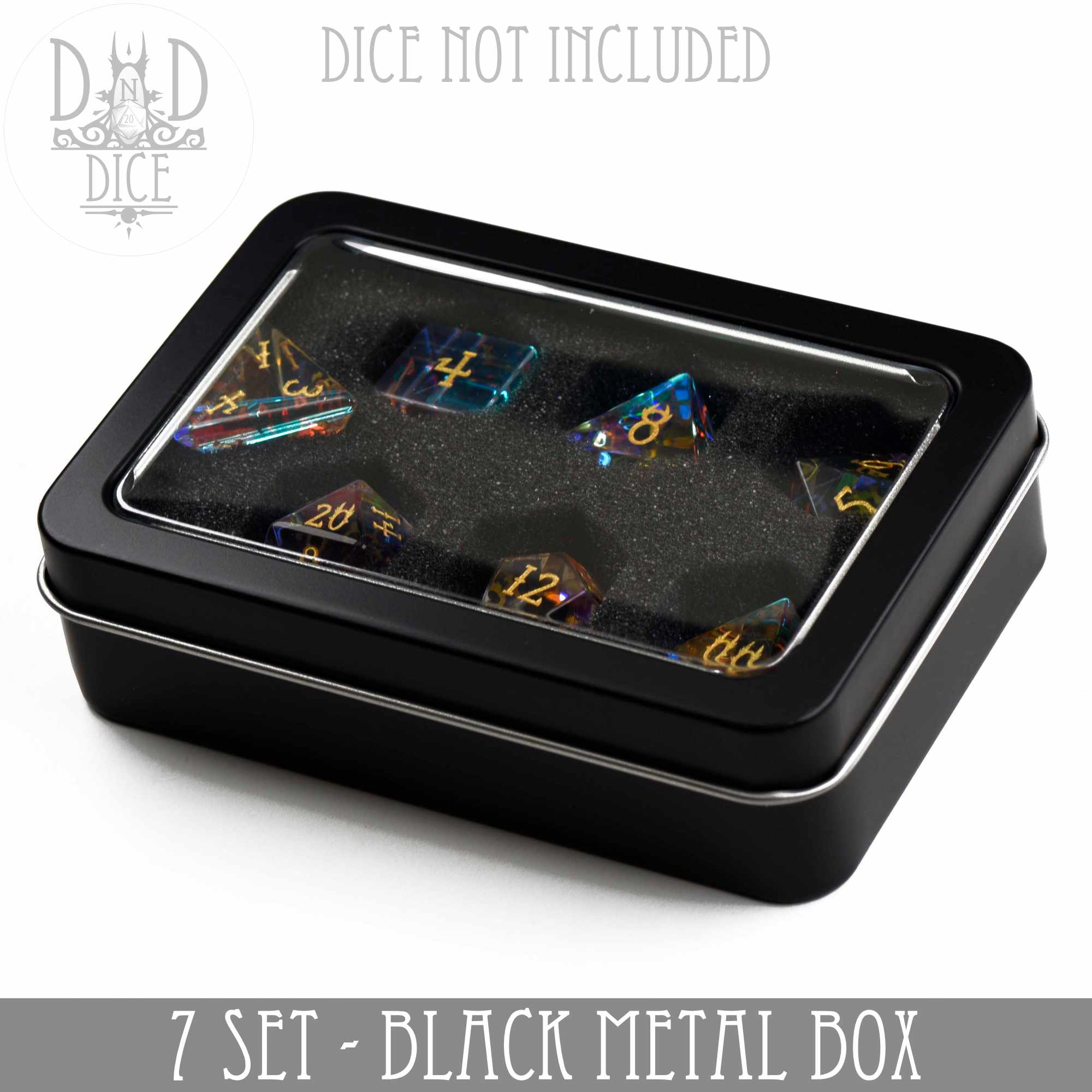 Metal Gift Box - 7 Dice Set (Online Order Only)