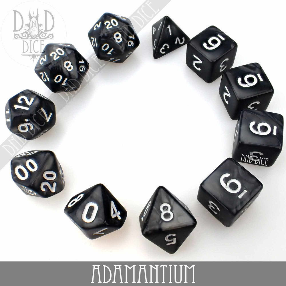 Adamantium 7 or 11 Dice Set (Online Order Only)