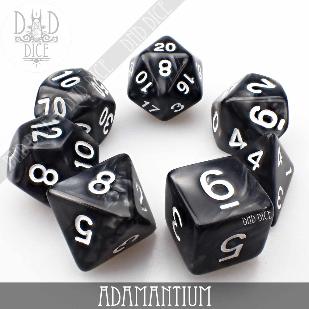 Adamantium 7 or 11 Dice Set (Online Order Only)
