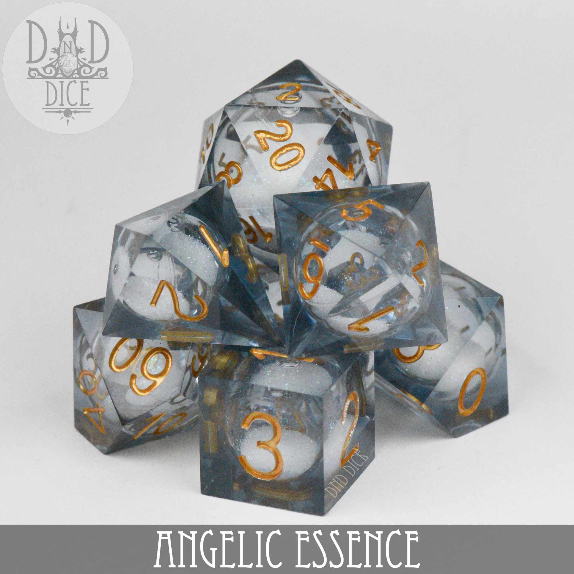 Angelic Essence Liquid Core Dice Set (Online Order Only)