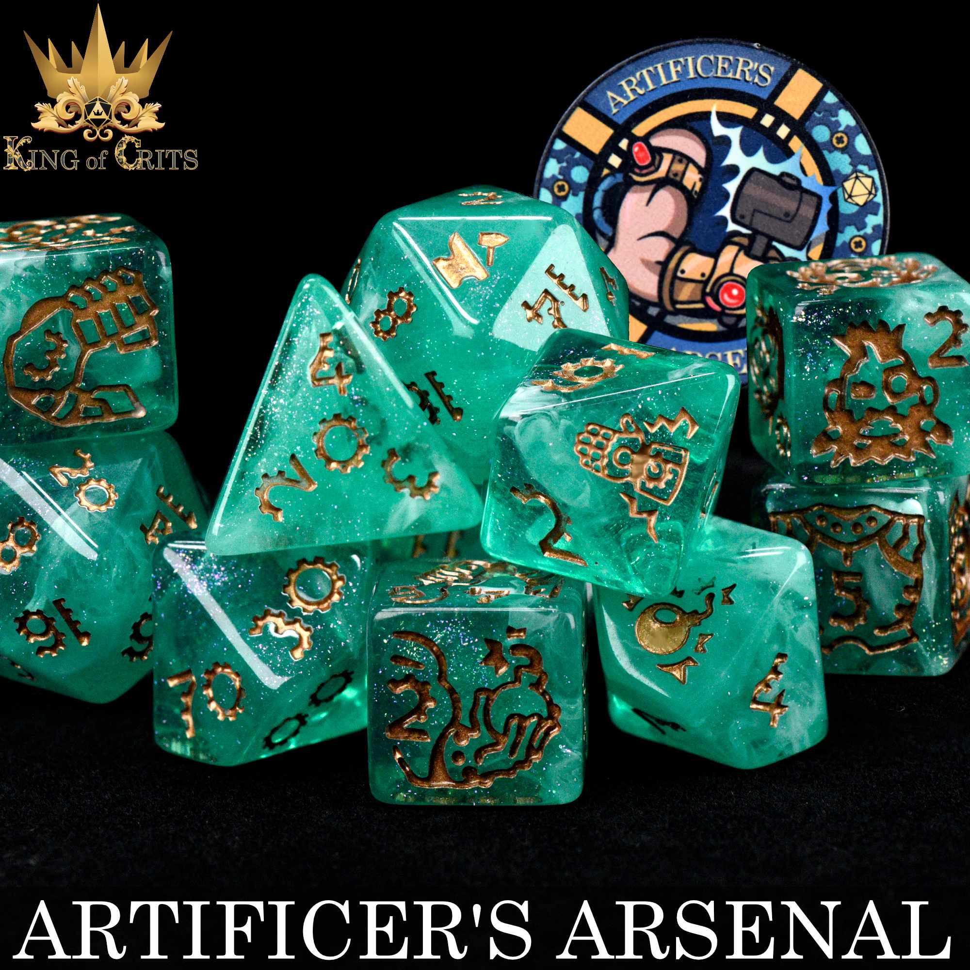 Artificer's Arsenal 11 Dice Set (Online Order Only)
