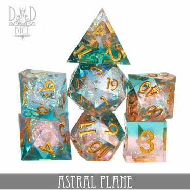 Astral Plane Handmade Dice Set (Online Order Only)