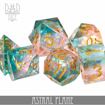 Astral Plane Handmade Dice Set (Online Order Only)
