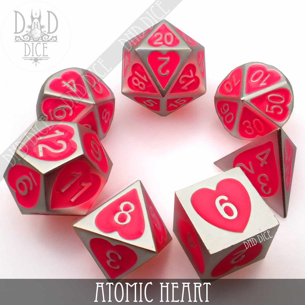 Atomic Heart Metal Dice Set (Online Order Only)