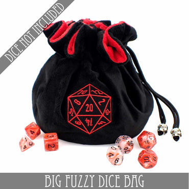 Big Fuzzy Dice Bag (7 Colors) (Online Order Only)