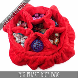 Big Fuzzy Dice Bag (7 Colors) (Online Order Only)