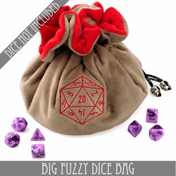 Big Fuzzy Dice Bag (7 Colors) (Online Order Only)