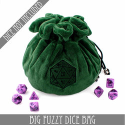 Big Fuzzy Dice Bag (7 Colors) (Online Order Only)