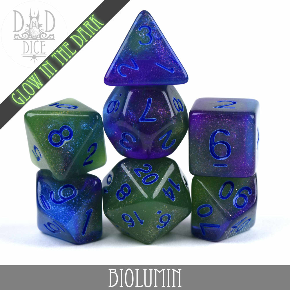 Biolumin Glow in the Dark Dice Set (Online Order Only)