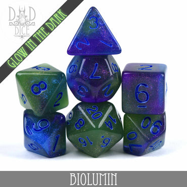 Biolumin Glow in the Dark Dice Set (Online Order Only)