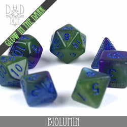 Biolumin Glow in the Dark Dice Set (Online Order Only)