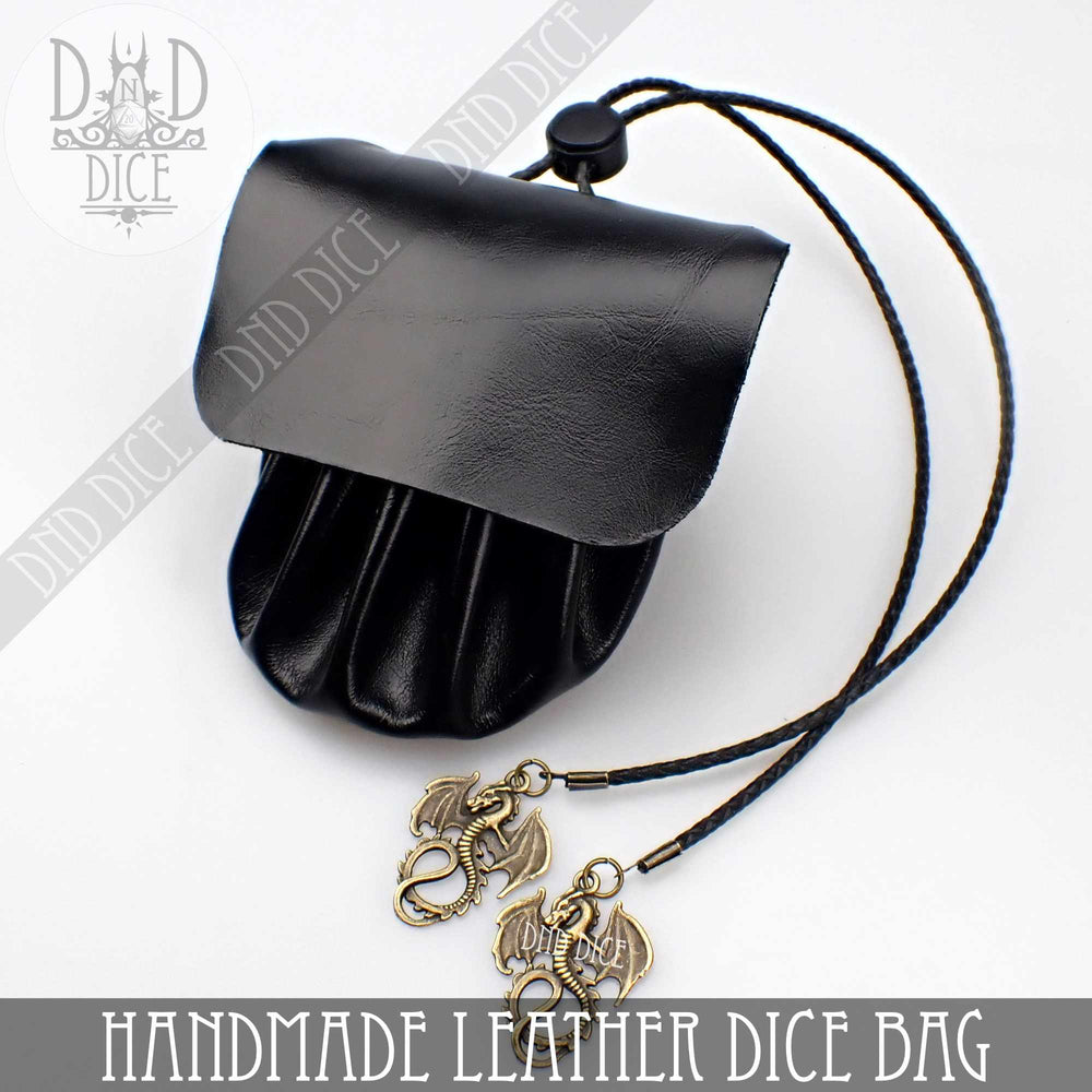 Italian Leather Dice Bag / Tray (Handmade) (Online Order Only)
