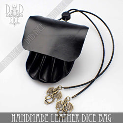 Italian Leather Dice Bag / Tray (Handmade) (Online Order Only)