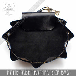 Italian Leather Dice Bag / Tray (Handmade) (Online Order Only)