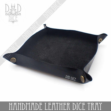 Italian Leather Dice Tray (Handmade) (Online Order Only)