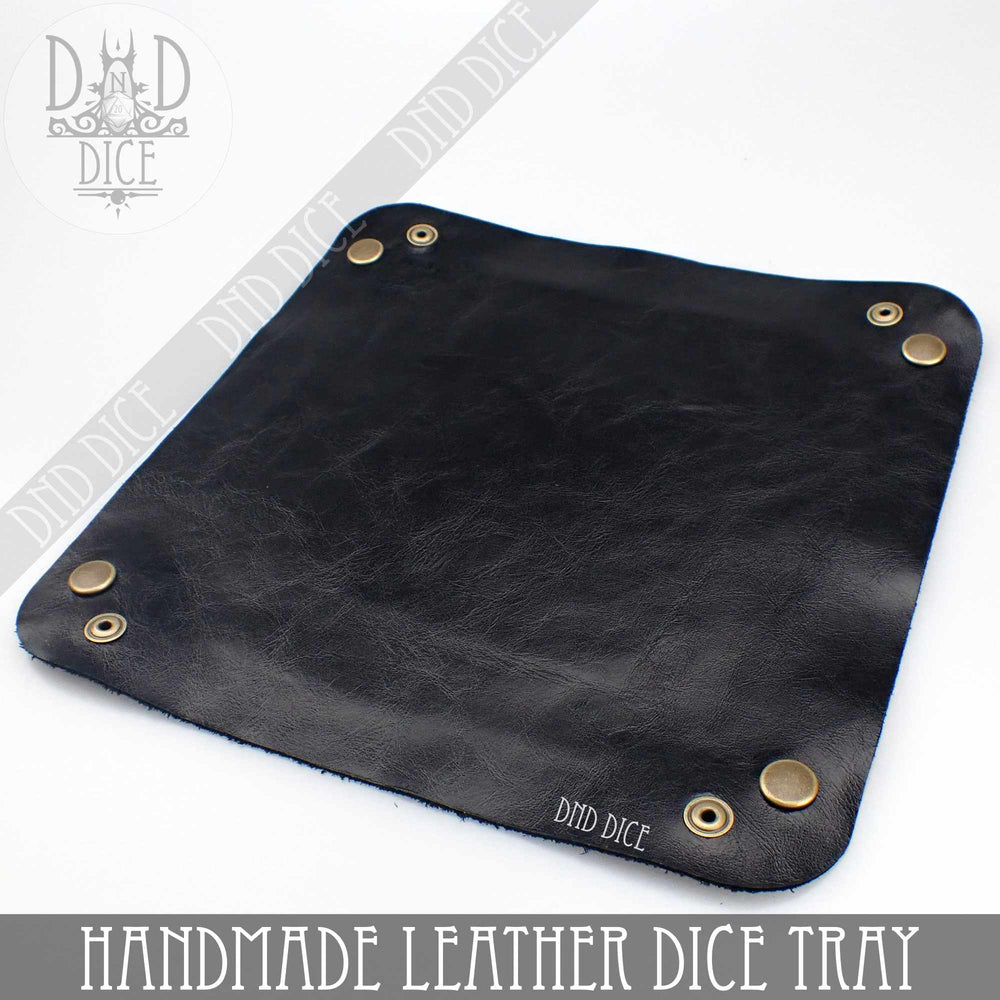 Italian Leather Dice Tray (Handmade) (Online Order Only)