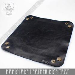 Italian Leather Dice Tray (Handmade) (Online Order Only)