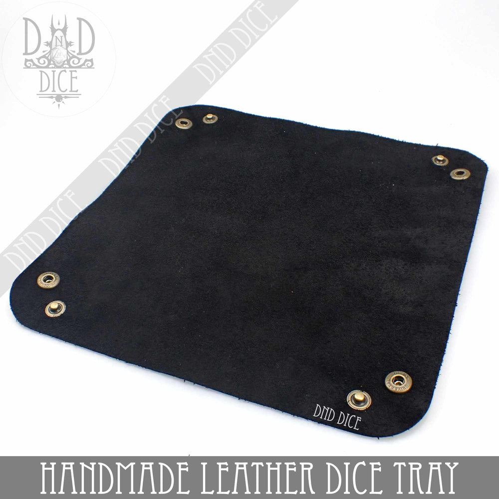 Italian Leather Dice Tray (Handmade) (Online Order Only)