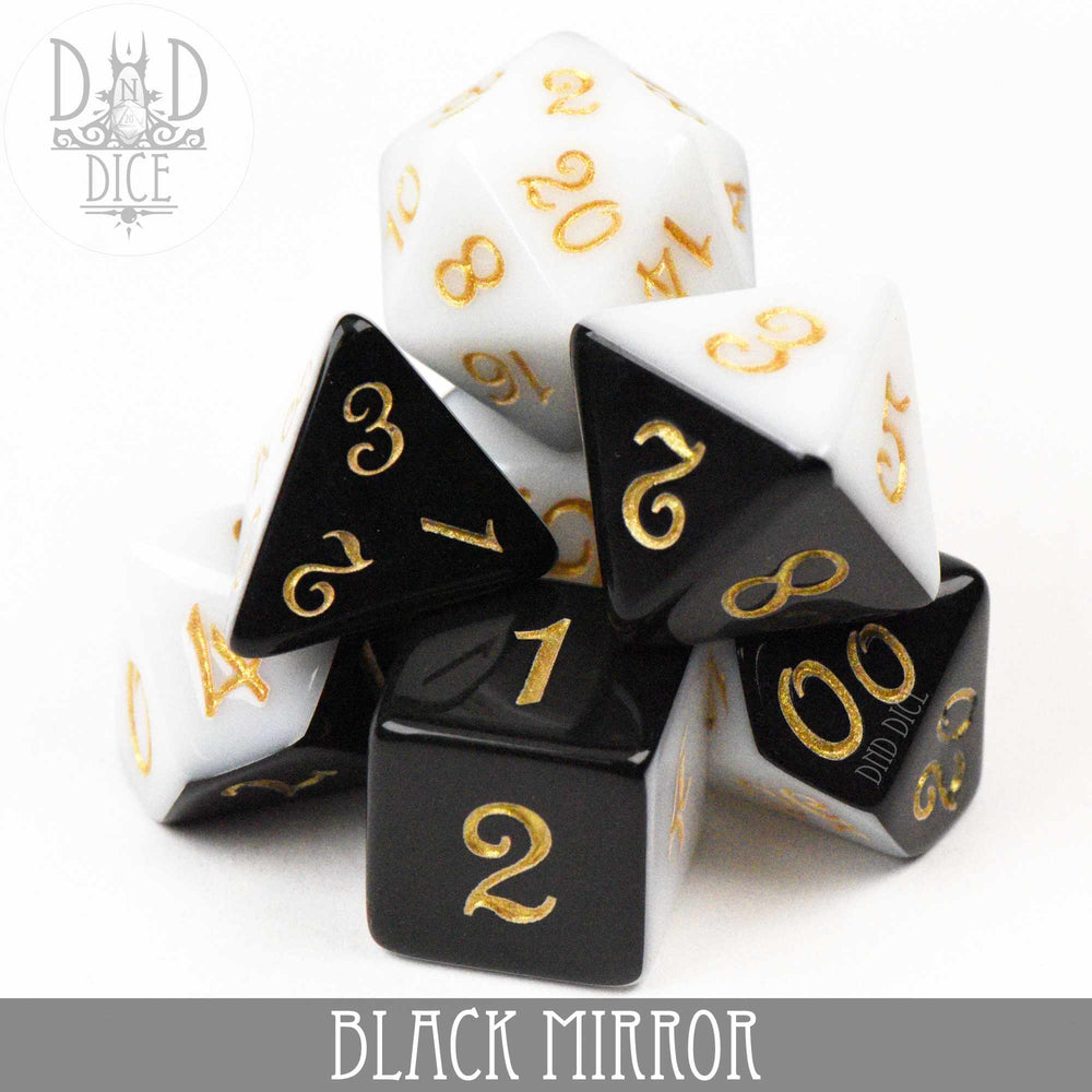 Black Mirror Dice Set (Online Order Only)