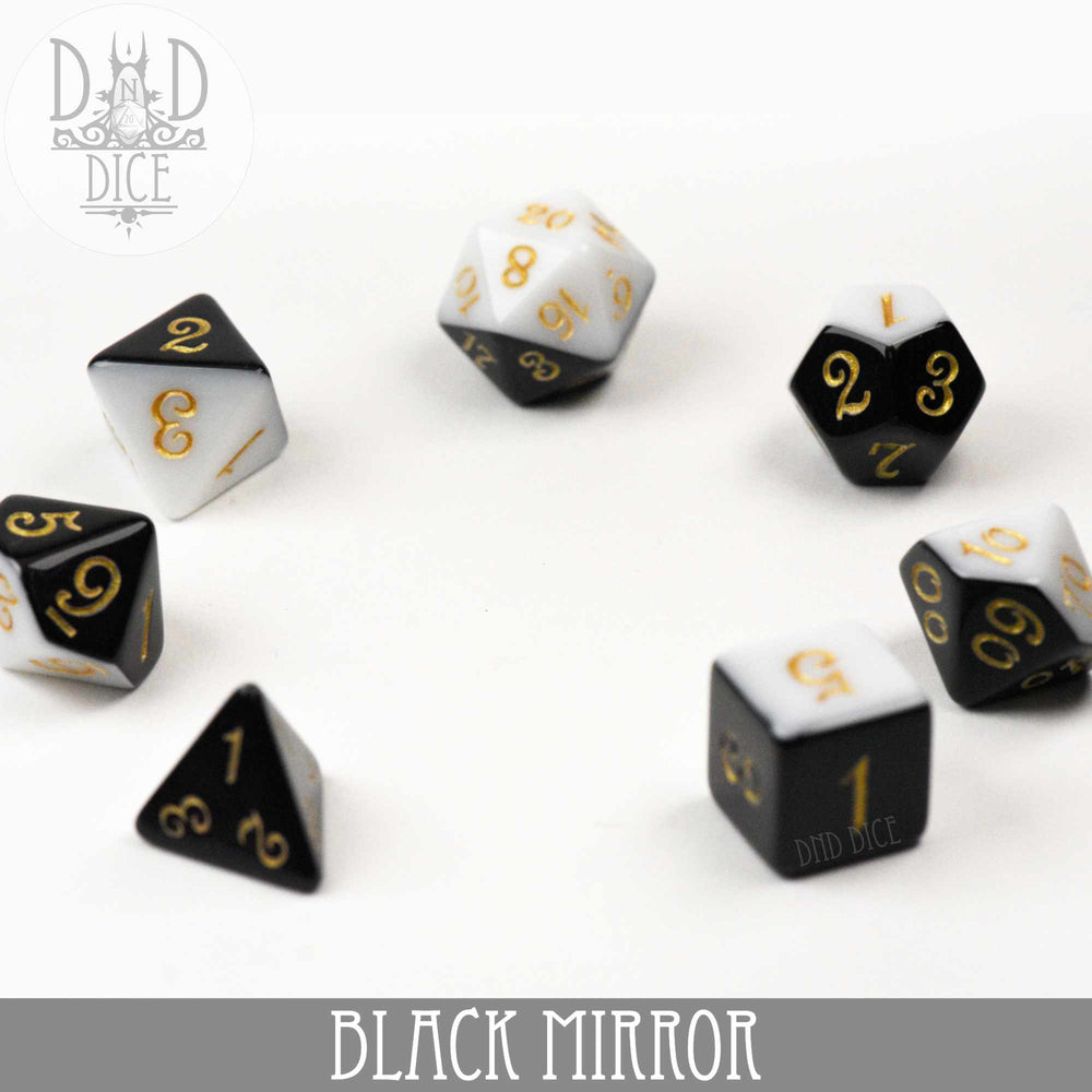 Black Mirror Dice Set (Online Order Only)