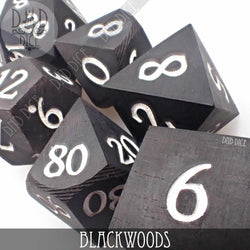 Blackwoods Wood Dice Set (Gift Box) (Online Order Only)