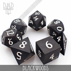 Blackwoods Wood Dice Set (Gift Box) (Online Order Only)