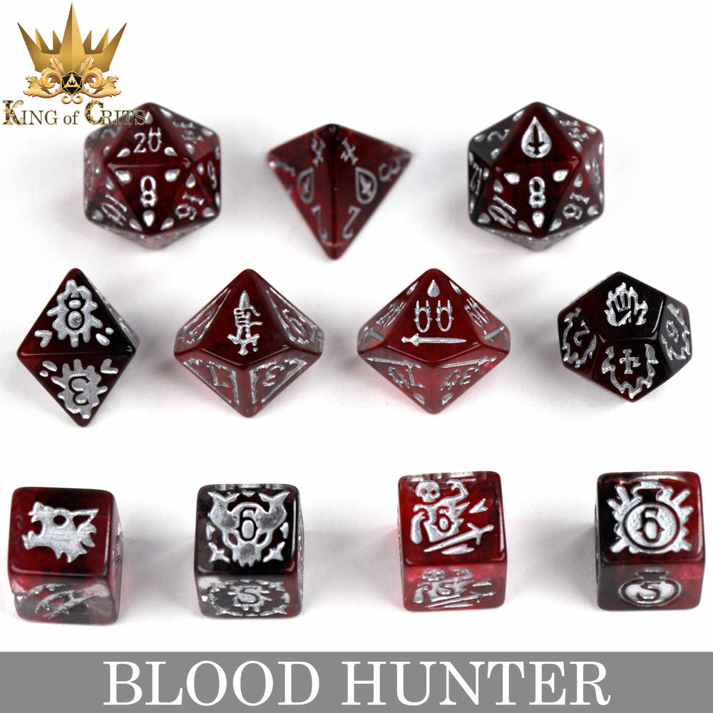 Blood Hunter 11 Dice Set (Online Order Only)