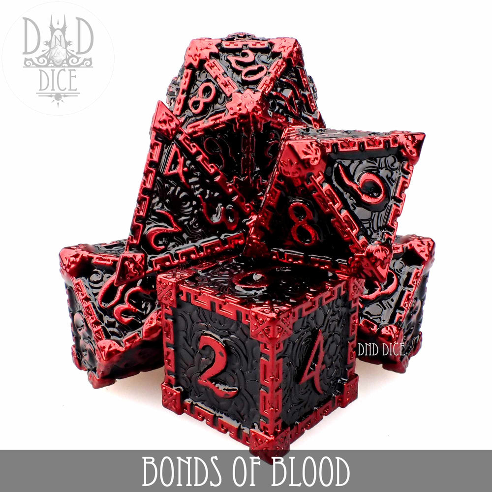 Bonds of Blood Metal Dice Set (Online Order Only)