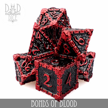 Bonds of Blood Metal Dice Set (Online Order Only)