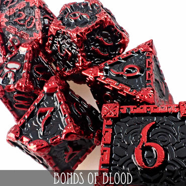 Bonds of Blood Metal Dice Set (Online Order Only)