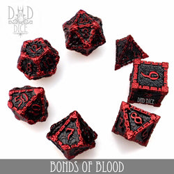 Bonds of Blood Metal Dice Set (Online Order Only)