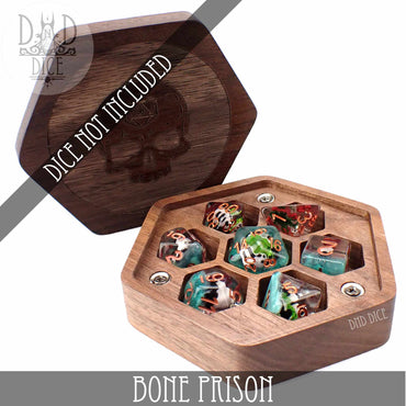 Bone Prison Wood Dice Box (Online Order Only)