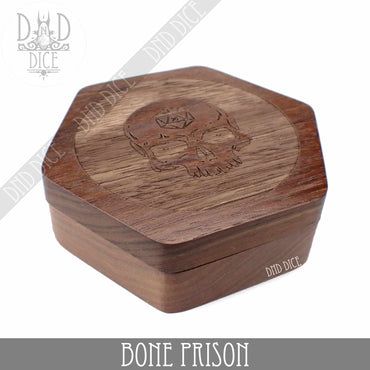 Bone Prison Wood Dice Box (Online Order Only)